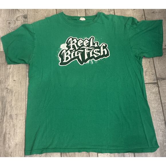 Vintage 2000s Reel Big Fish Ska Punk Band T-Shirt L Anvil Graphic Tee - Picture 2 of 10